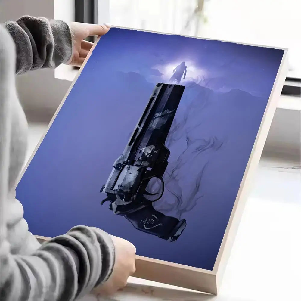 Destiny Poster Self-adhesive Art Waterproof Paper Sticker Coffee House Wall Decor