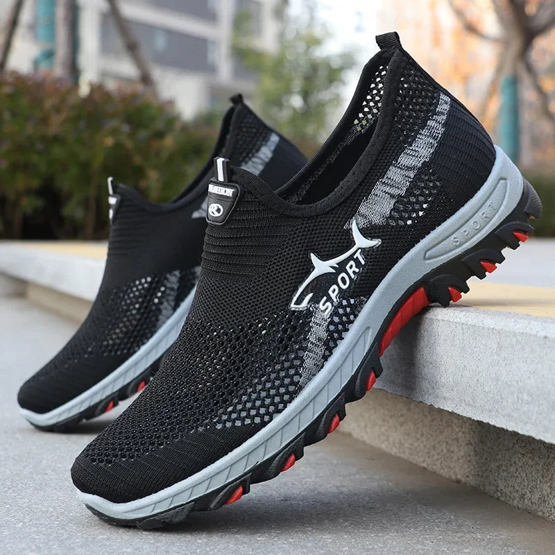 Men's summer sneakers Sporty men's mesh shoes breathable sports shoes canvas lightweight  sneakers cheap shoes clearance