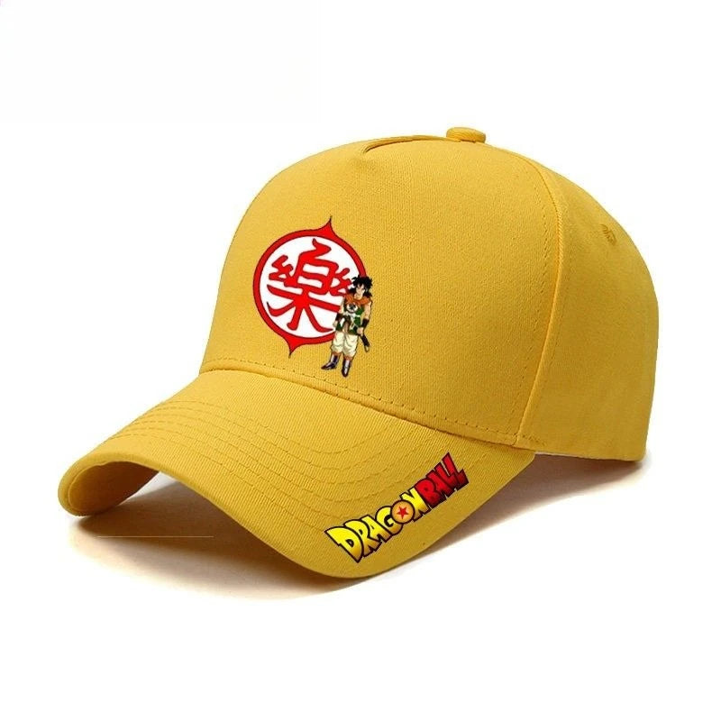 Dragon Ball Master Roshi Son Goku Kapa Kreativna visokokakovostna anime risanka s črkovnim potiskom Unisex Casual vsestranska bejzbolska kapa