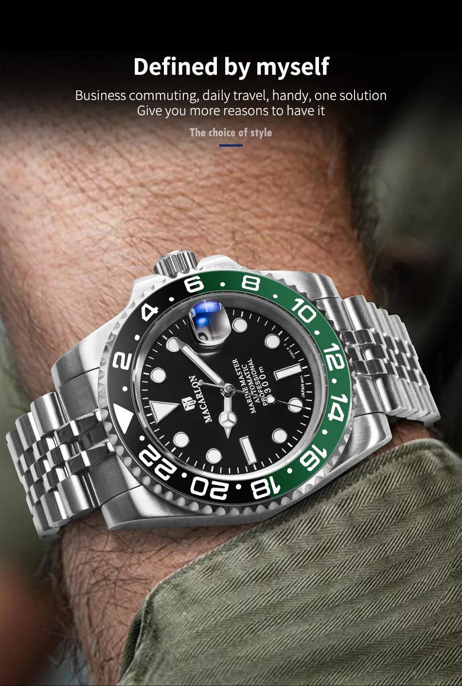 2026 NEW MACARLON Design 41MM Luxury Machinery watch Men sapphire glass Stainless Steel Waterproof Automatic Mechanical Watch