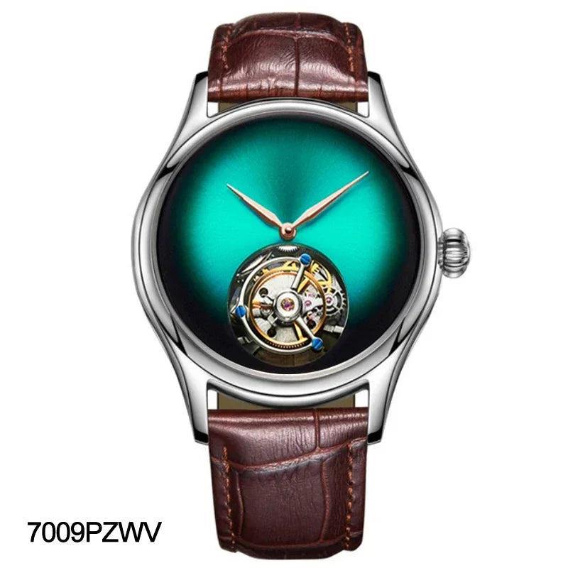 AESOP Flying Tourbillon Skeleton Watch For Men Mechanical Waterproof Mens Watches Top Brand Luxury Movement Stainless Steel 2025