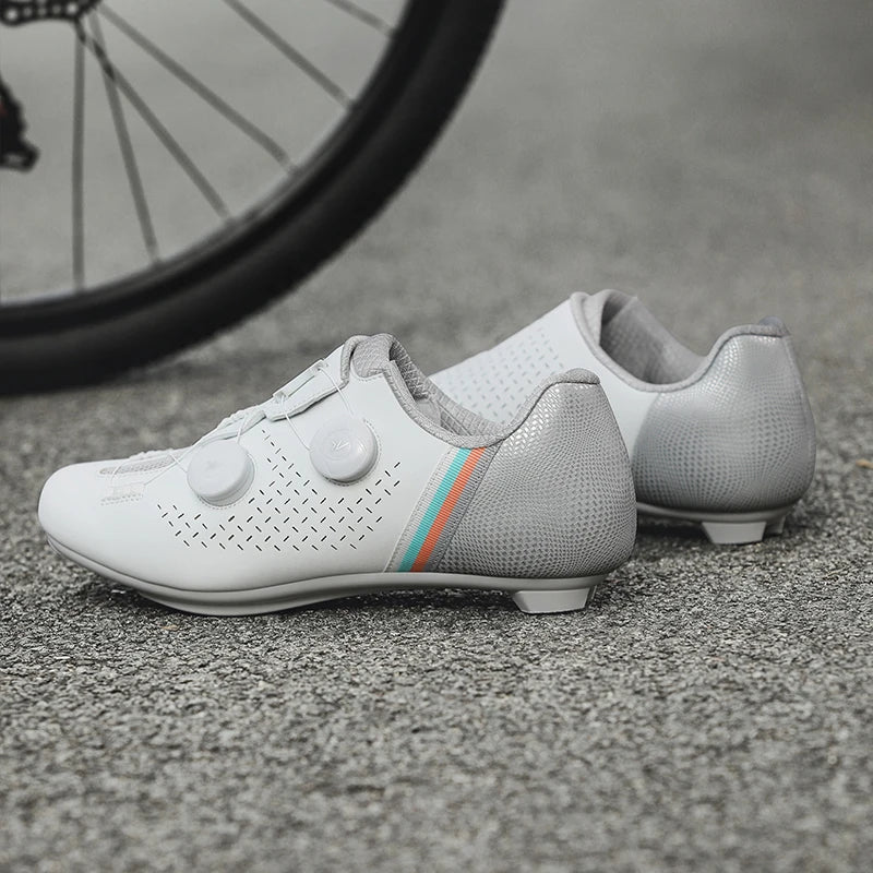 Road Cycling Shoes Flats Cleats Shoes Speed Cycling Sneaker Man Bike Shoes Women Self-Locking Non-slip Mountain Bicycle shoe spd