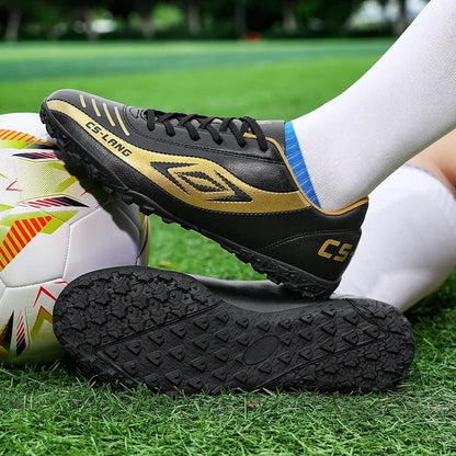 New Men’s Football Boots Grass Cleats Soccer Shoes Match Adult Indoor Ultralight Non-Slip Boys Futsal Sport Turf Comfortable