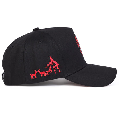 Unisex Devil Embroidery Baseball Caps Spring Autumn Outdoor Adjustable Casual Hats Sunscreen Hat Sports Cap