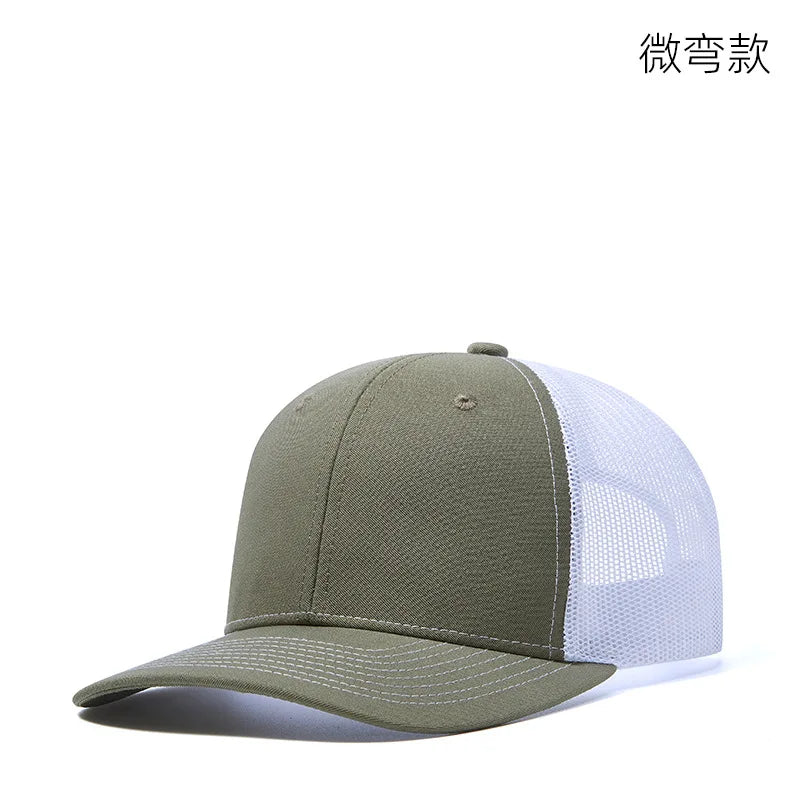 Gorras de camionero de malla en 38 colores para actividades al aire libre, gorras «dad hat» con cierre a presión, gorras de hip hop para hombre y mujer, gorras de béisbol ajustables para niños y niñas