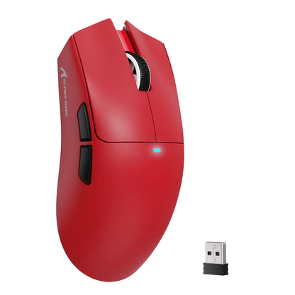Ratón gaming inalámbrico ATTACK SHARK X11SE, trimodo, superligero de 63g con sensor PAW3311, 22000 DPI, batería de 300mAh, controlador dual