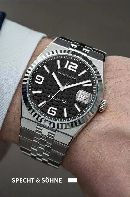 Specht & Söhne New Men's Watches Miyota 8215 Automatic Mechanical Wristwatches Stainless Steel Watch Men's Watch 37MM
