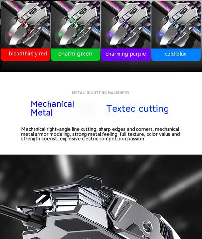 AULA mouse Multifunctional Gaming Side Keys Mouse Rechargeable Mecha style Mice 2.4 G Wireless Ergonomics Dpi adjustable Gamer