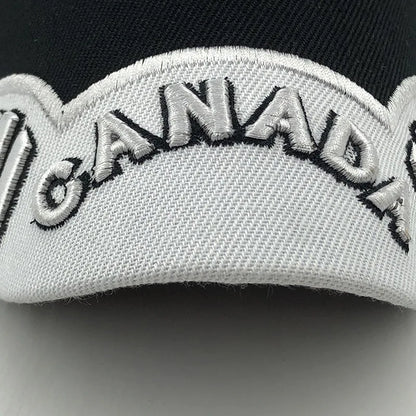 Farben Kontrast Kanada Bestickte Baseballkappe für Herren und Damen Snapback-Kappe Dad-Hats Angelkappe Bone Gorra