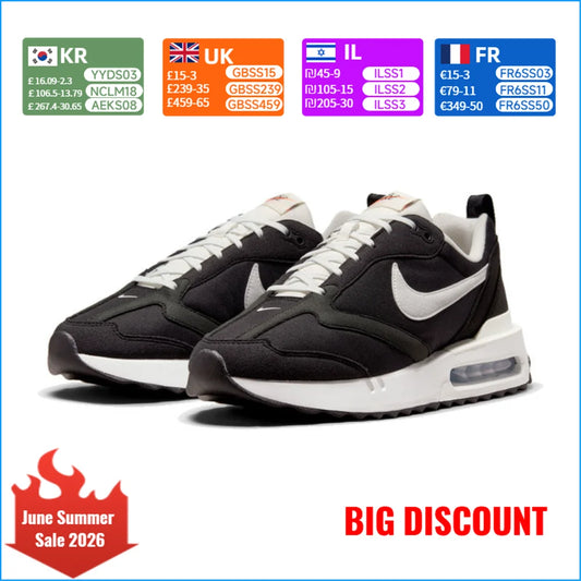 Nike Air Max Dawn Slip-Resistant, Durable Cushioning Sports Shoes Comfortable and Stylish Classic Low-Top Sneakers DJ3624-001