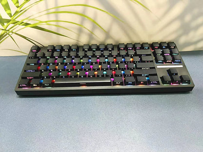 131 Tasten seitlich gravierte, hintergrundbeleuchtete Keycaps für mechanische Tastaturen mit Cherry MX Switches, OEM-Profil, ABS-Keycaps, individuelle Tastenkappen für DIY