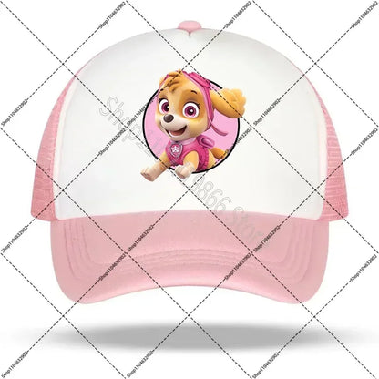 Paw Patrol-kasketter: Chase og Skye – baseballkasket til kvinder og mænd med sødt tegneserie- og anime-mønster, solhat, sommerkasketter til udendørs brug, fødselsdagsgaver