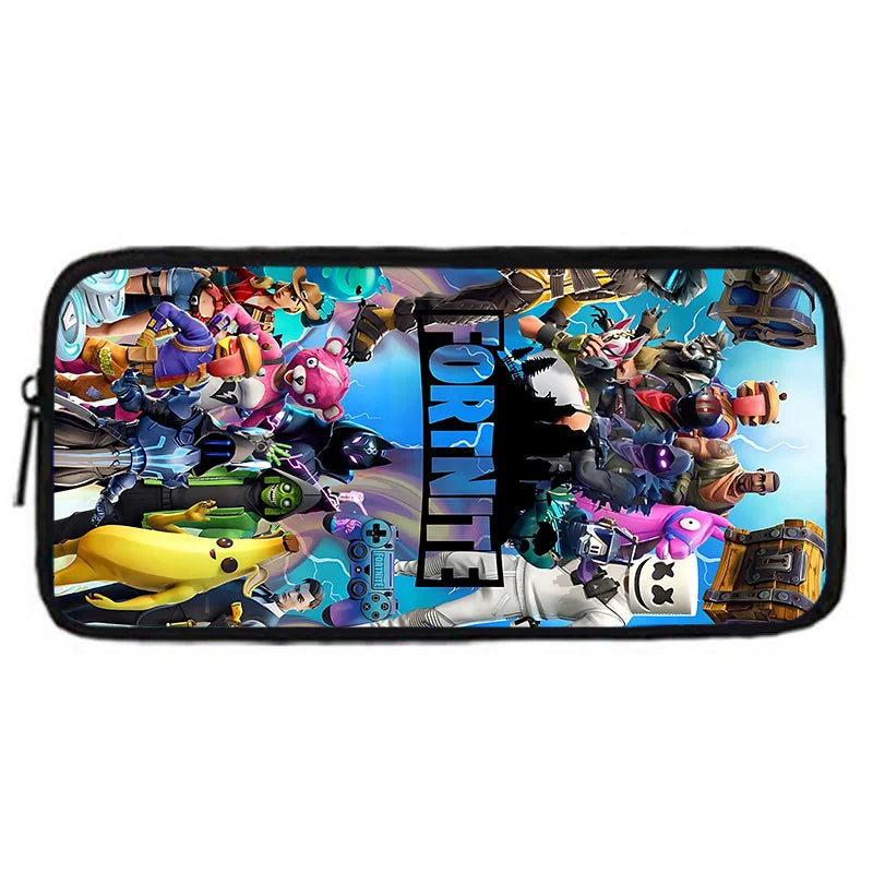 Trendiger Gaming-Schulrucksack für Kinder mit Lunchbags, Design-F-FortniteS Federmäppchen, Schultaschen für Jungen und Mädchen, ideales Geschenk