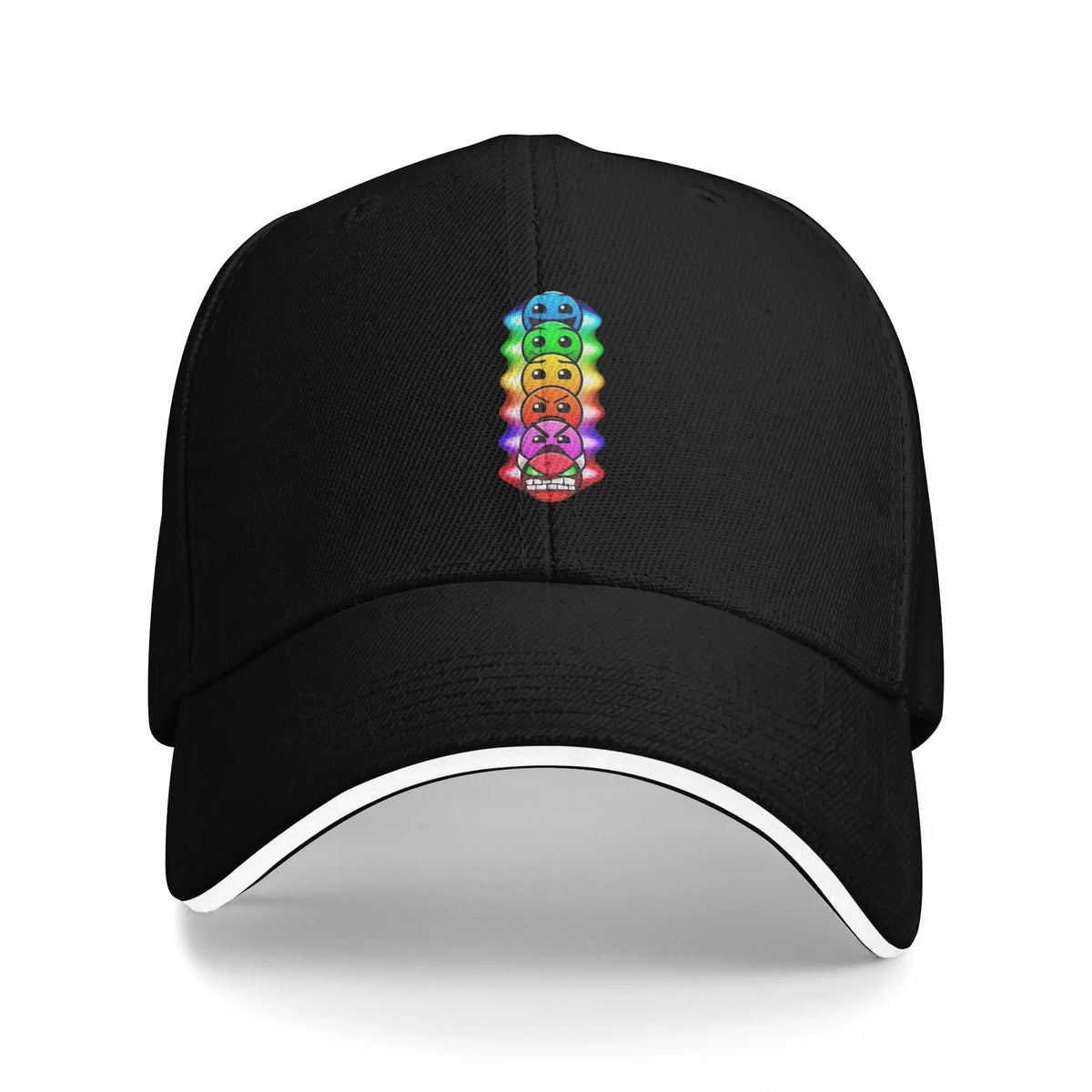 Geometri Gaming-terning Dash Baseballkasketter Hip Hop Extreme Demon Sandwich-kasket Unisex-stil Justerbar Dad Hat Løb Golf