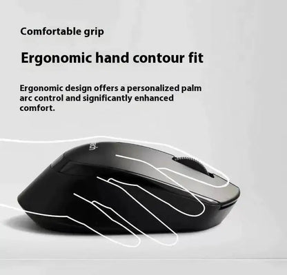Logitech M330 Professionelle Büromaus, kompakt, leise, leicht zu transportieren, angenehm in der Handhabung und speziell entwickelt1
