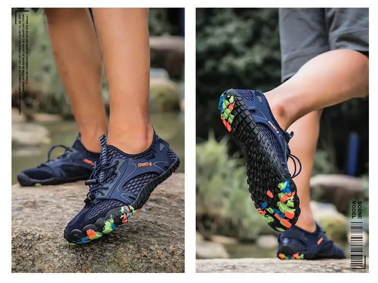 Men Wading Shoes Barefoot Beach Shoes Non-Slip And Wear-Resistant Swimming Upstream Shoes Women Outdoor Water Sports Shoes