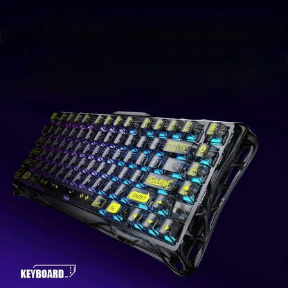 Gravity Planet K1 LITE Wireless Bluetooth Wired Tri-mode Mechanical Keyboard with Backlight for Office, Gaming and General Use