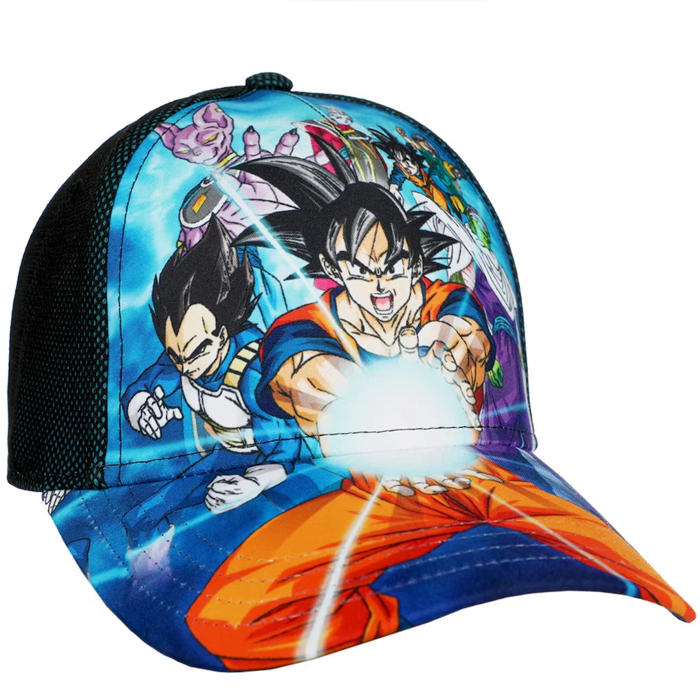 2026 New Summer Dragon Ball Super Youth Men Baseball Snapback Hat Black- Anime Enthusiast Gift