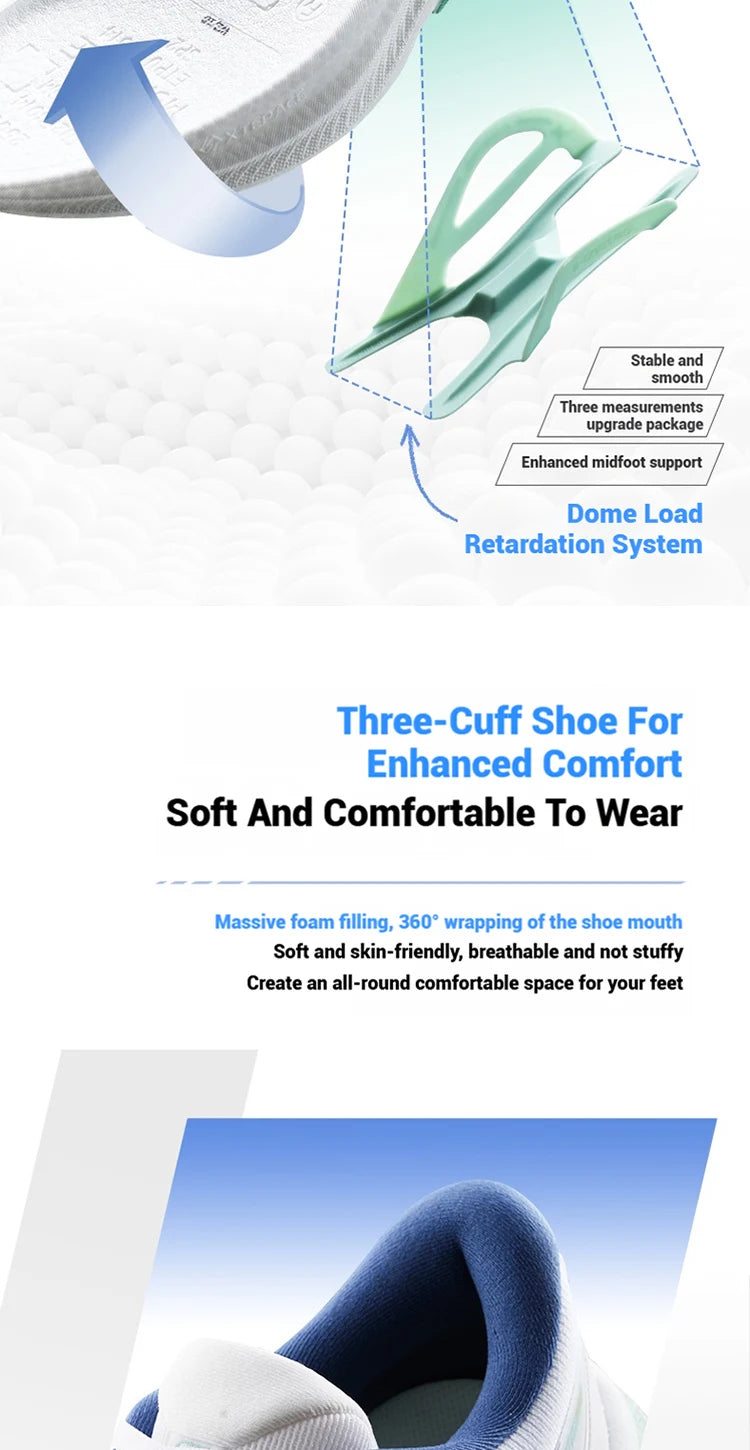 Chaussures de course Xtep 2000 km Plus - Nouveauté printemps : légères, antidérapantes et résistantes à l'usure - Baskets d'entraînement et de jogging pour homme 875319110001