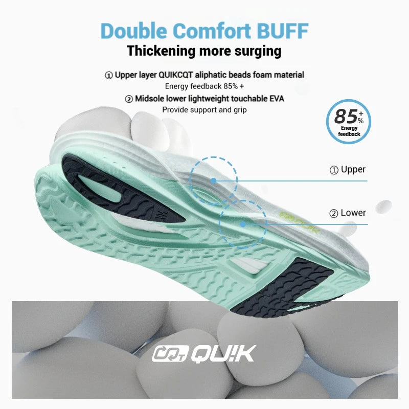 361 Degrees Fierce 5 Men Running Shoes New Breathable Shock-Absorber Comfortable Non-Slip Wear-Resistant Male Sneakers 672522218