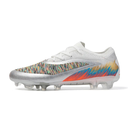 New Men's Football Boots Shoes Match Training Soccer Shoes Non-Slip Cleats Long Spikes FG Ultralight Outdoor Sneakers Drop Shipping