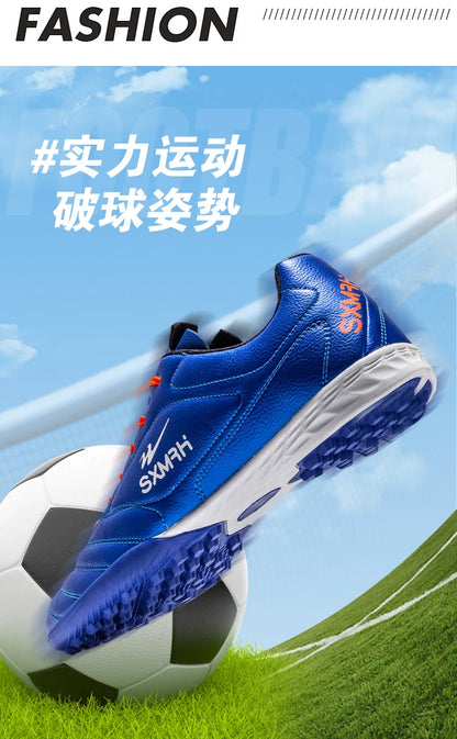 Double Star Men's Genuine TF Turf Soccer Shoes, for Primary School Students, Teenagers, Adults & Kids, Professional Training and Match