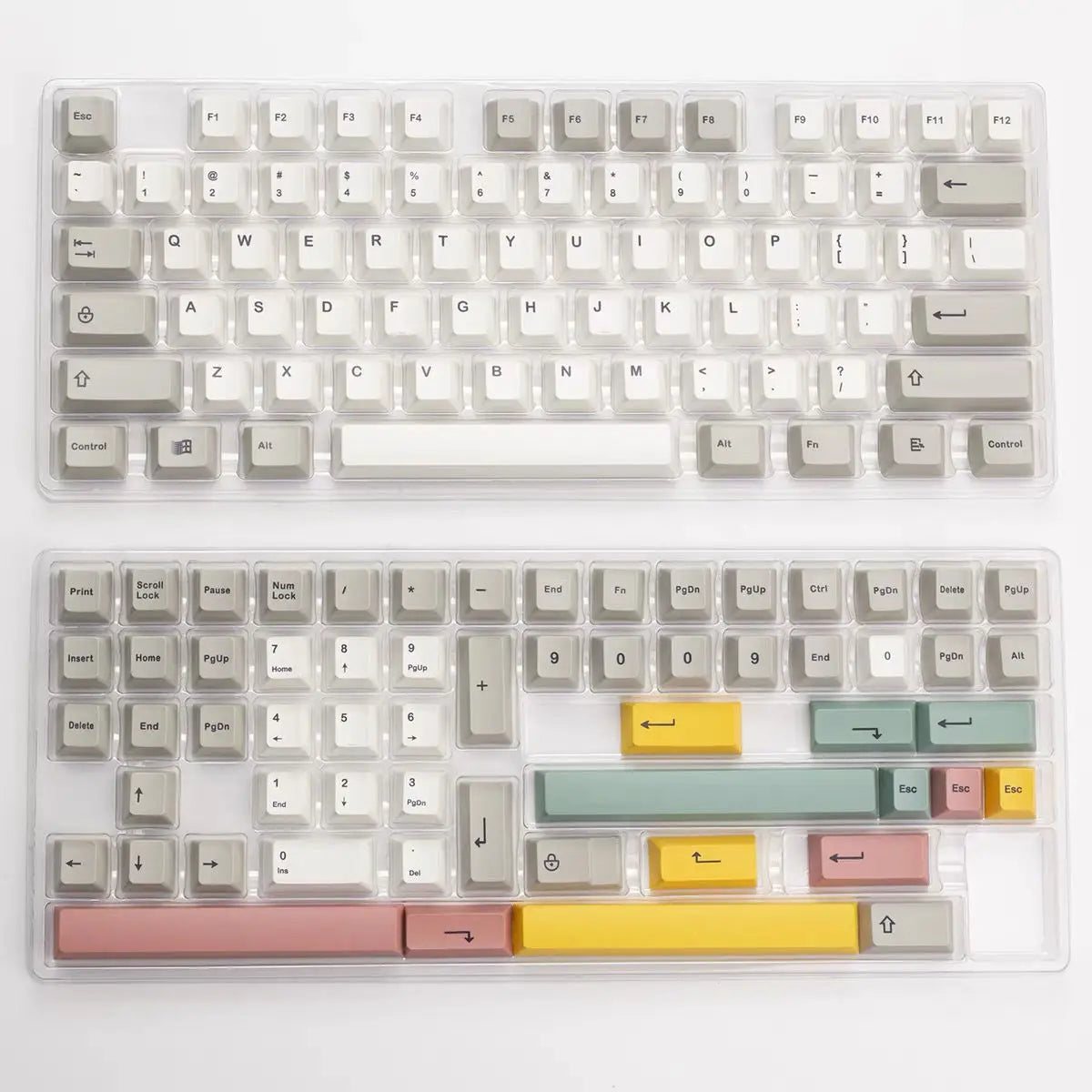 134 Keys 9009 Retro Keycaps For MX Switch Mechanical Gaming Keyboard Cherry Profile PBT Keycap Custom Dye Sublimation Key Caps