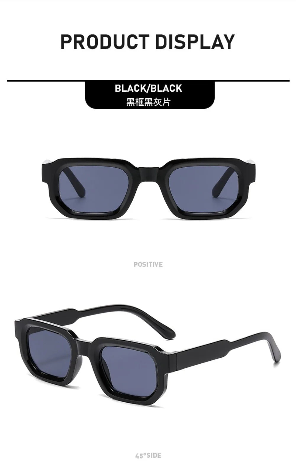 UV Protection Small Frame Square Sunglasses Punk Square Women Sun Glasses Leopard Print UV400 Retro Eyewear Photography