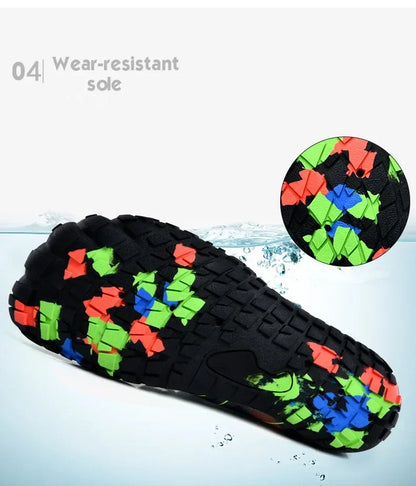 Men Wading Shoes Women Swimming Shoes Sneakers Barefoot Beach Sandals Upstream Aqua Shoes Quick-Dry Sea Diving Gym Water Shoes