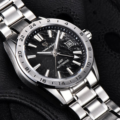 PAGANI DESIGN New GMT Men's Mechanical Watches 100M Waterproof Clock Sapphire Glass Automatic Men Watch PD-1792 Relogio Masculino