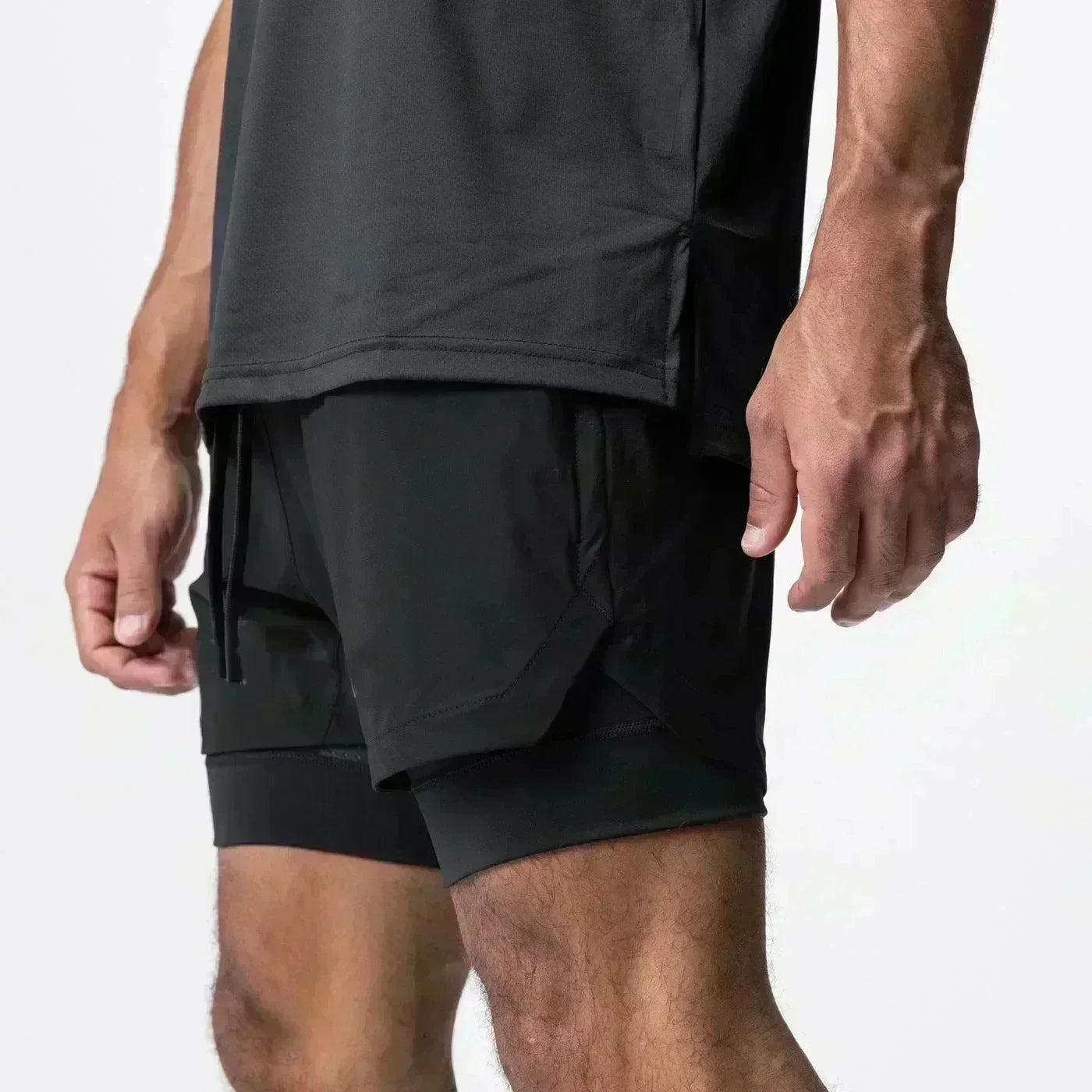 Dragon Ball Summer Fitness Shorts for Men and Women, Double-layer Sports Training Running Shorts, Casual Pants