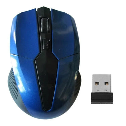 Mouse wireless 2.4Ghz 1200DPI regolabile, mouse ottico da gaming wireless per casa, ufficio, gioco, PC, computer e laptop