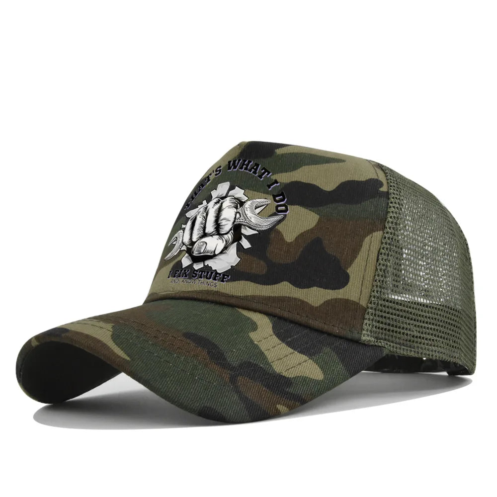 Gorra de béisbol de moda para primavera-verano, de malla estampada y transpirable, con logotipo personalizado para hombres, mujeres y parejas; gorra con visera, casquette.