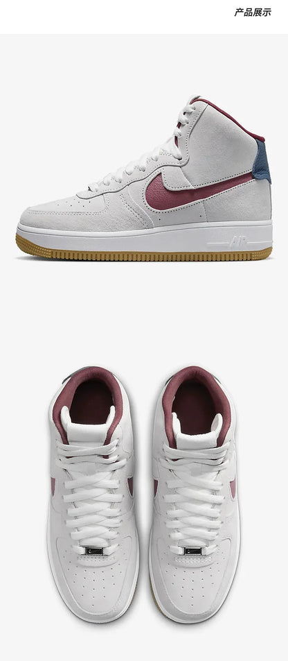Nike genuine Air Force 1 men's and women's sports comfortable high top board shoes DC3590-104