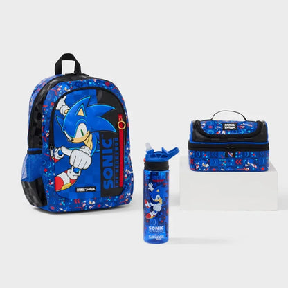NEW High-quality Original Blue Boy Sonic Children's Backpack Cartoon Stress-relief Bag Hedgehog Anime Stationery Student Gift