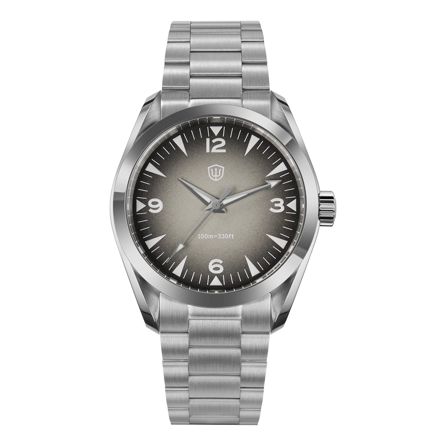 Watchdives WD0006 V2 Watch VH31 Sweep Second Quartz Movement Sapphire Luminous Stainless Steel Watches Waterproof 38mm Watch