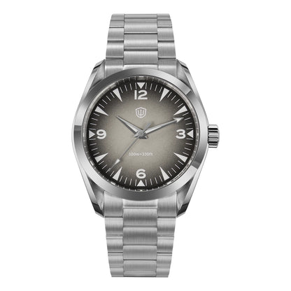 Watchdives WD0006 V2 Watch VH31 Sweep Second Quartz Movement Sapphire Luminous Stainless Steel Watches Waterproof 38mm Watch