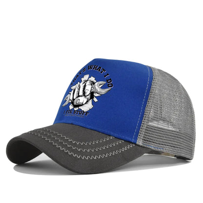 Gorra de béisbol de moda para primavera-verano, de malla estampada y transpirable, con logotipo personalizado para hombres, mujeres y parejas; gorra con visera, casquette.