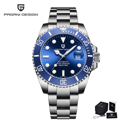 Relógio automático mecânico para homem PAGANI Design 2026 New Miyota 8215 40mm em aço inoxidável, impermeável