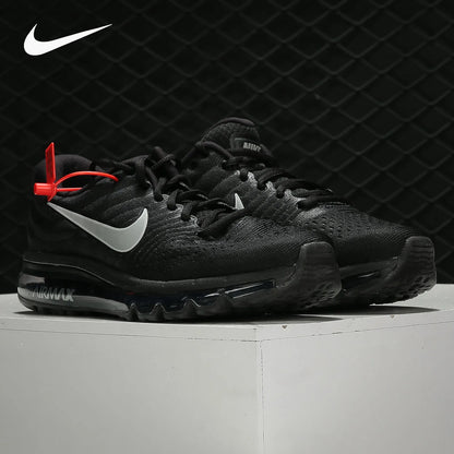 Nike Genuine AIR MAX 17 Men's and Women's Full Sole Air Cushion Shock Absorption Running Shoes 849560