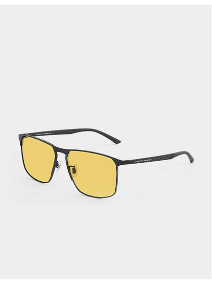 CAPONI Top Quality Night Vision Sunglasses For Men Women Carbon Fiber Frame Square Glasses UV400 lenses Goggles BSYS28964
