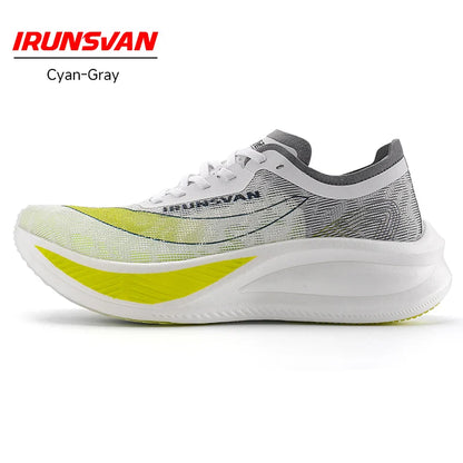 IRUNSVAN Carbon Plate Marathon Running Shoes, Professional Stable Support, Shock Absorption, Ultra-Light Rebound Sports Shoes