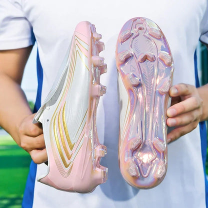 Nouvelles chaussures de football pour hommes, baskets de futsal, crampons, chaussures de football, pour terrain en herbe, montantes, pour l'extérieur, antidérapantes, pour l'intérieur, haute qualité, meilleures ventes