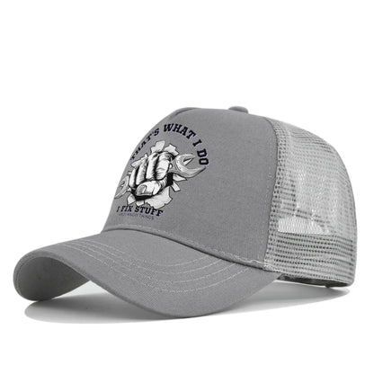 Gorra de béisbol de moda para primavera-verano, de malla estampada y transpirable, con logotipo personalizado para hombres, mujeres y parejas; gorra con visera, casquette.