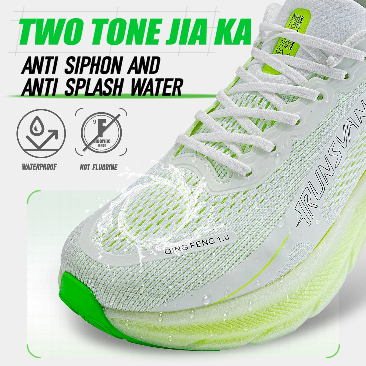 IRUNSVAN New Carbon Plate Marathon Running Shoes Lightweight Shock-Absorbing And Suitable For Men's Sports Shoes