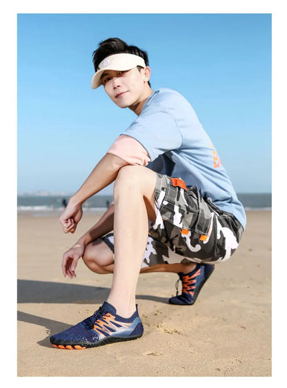 EOCENE Barfuß-Outdoor-Sportschuhe für Herren und Damen, schnell trocknende Aqua-Schuhe für Strand, Schwimmen, Fitness, Waten, Wandern und Radfahren