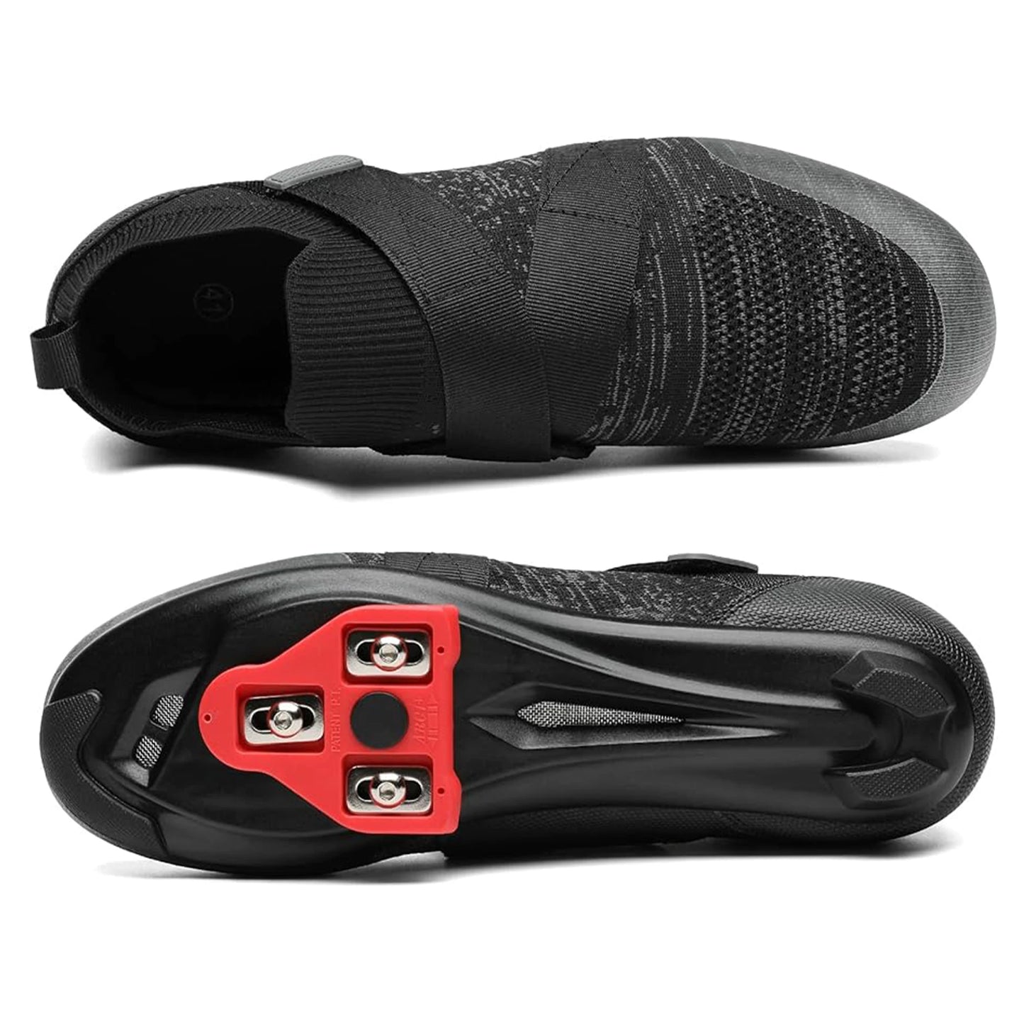 Unisex Cycling Shoes Compatible with Pelotan/SPD Indoor Road Riding Biking Bike Shoes with Delta Cleats Included for Men Women