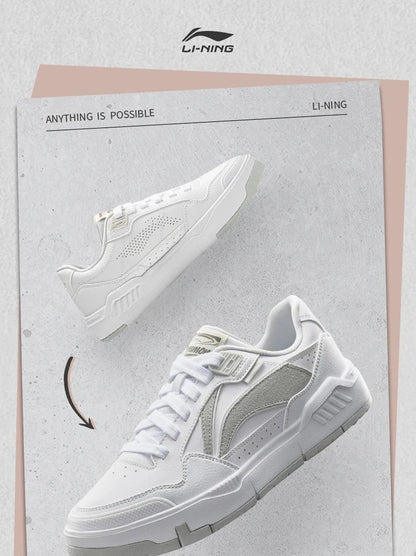 Damskie buty lifestyle Li-Ning COMMON 80s DUAL CUSHION – sportowe buty do codziennego noszenia, klasyczne i wygodne sneakersy rekreacyjne LiNing AGCU158