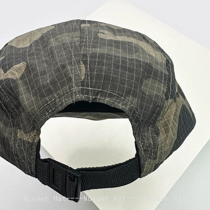 Unisexové kšiltovky CAMO s rychleschnoucí výšivkou písmen, sluneční kšiltovky s barevnými bloky, prodyšné osobní kšiltovky s šikmým kšiltem, univerzální kšiltovky