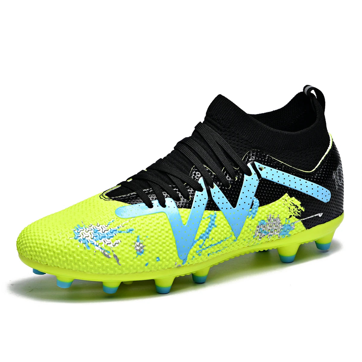 Fashion AG FG football shoes PU Fabric Lightweight Upper TPU Wear Resistant Sole Non-slip For Men Women Training Match
